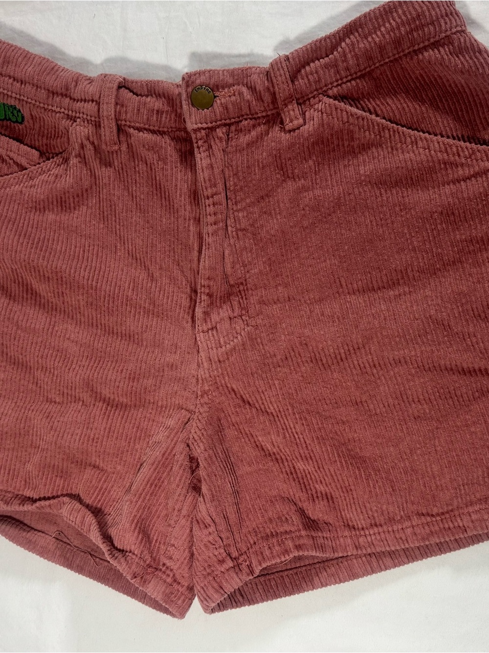 Empyre Y2K corduroy ROSE shorts size Large